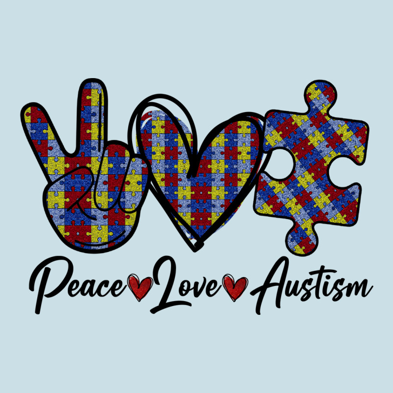 Peace Love Autism Ladies Tee by Bettercallsaul | Teevron
