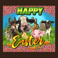 Happy Easter Farm Animals 20oz Skinny Heavy Core Tee | Teevron