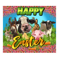 Happy Easter Farm Animals 20oz skinny | Teevron