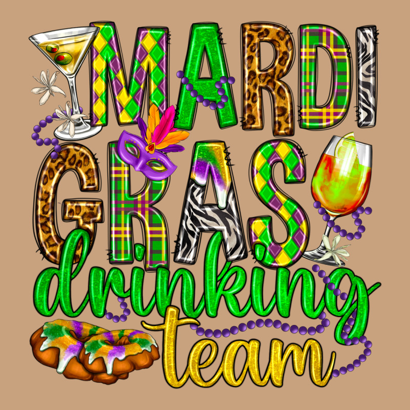 Mardi Gras Drinking Team Vintage Tee by HowdyJamesFarm | Teevron