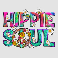 Hippie Soul With Tie Dye And Flowers Premium Sweatshirt | Teevron