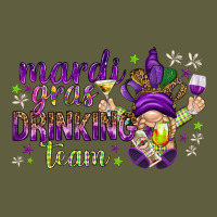 Mardi Gras Drinking Team With Gnome Vintage Tee | Teevron