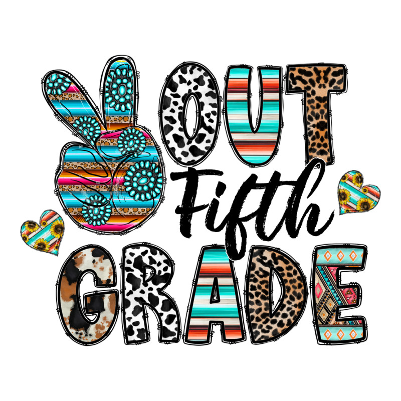 Out Fifth Grade Zipper Hoodie by CowhideDigitalArt | Teevron