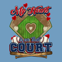 My Heart Is On That Court Baseball Urban Heavy Tee | Teevron