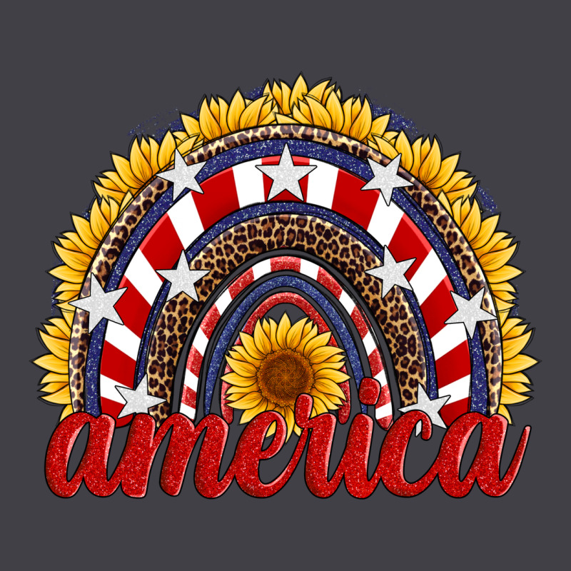 America Sunflower Rainbow Heavyweight Hoodie by Artiststas | Teevron