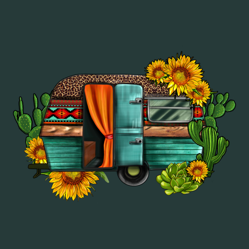 Caravan Sunflowers And Cactus Premium Sweatshirt by Artiststas | Teevron