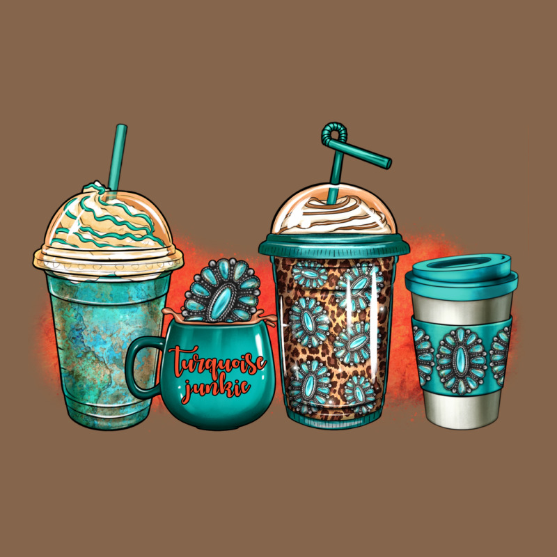 Turquoise Junkie Coffee Cups Premium Tee by Jasminsmagicworld | Teevron