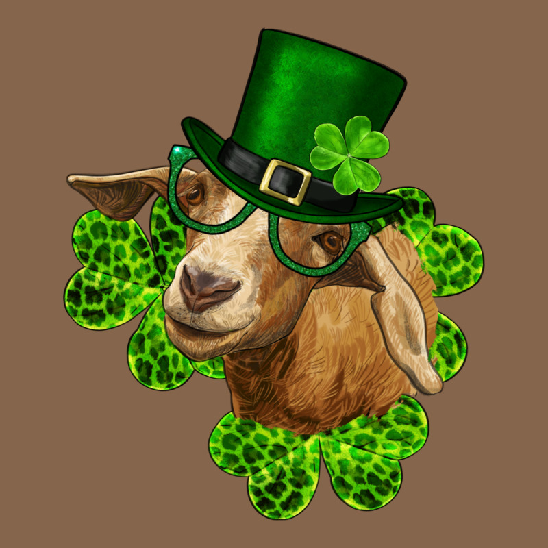 St. Patrick's Day Goat Clovers And Leprechaun Hat Premium Tee by RanaPortraitStore | Teevron
