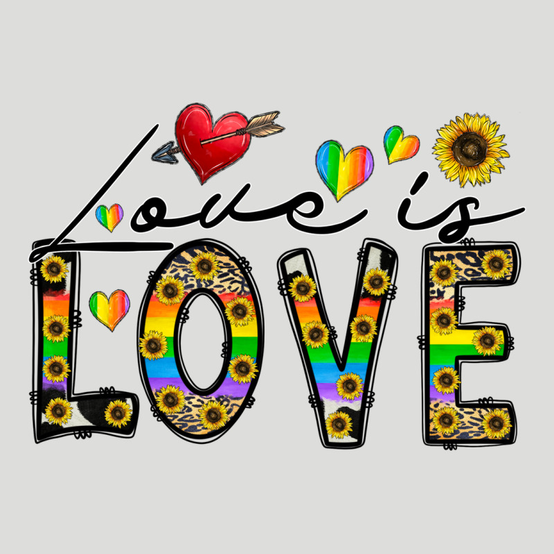 Love Is Love Zipper Hoodie by CowhideDigitalArt | Teevron