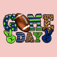 Game Day Green And Blue Team Color Urban Heavy Tee | Teevron