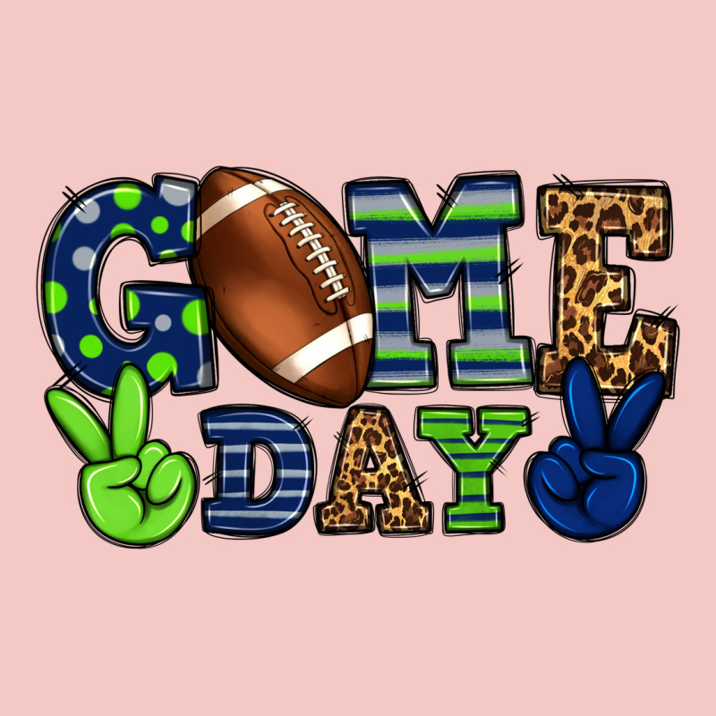 Game Day Green And Blue Team Color Urban Heavy Tee by HowdyJamesFarm | Teevron