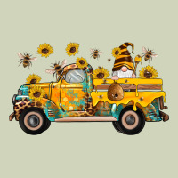 Western Bee Gnomes Truck Sunflowers Honeycomb Beehive Honey Turquoise Heavyweight Hoodie | Teevron