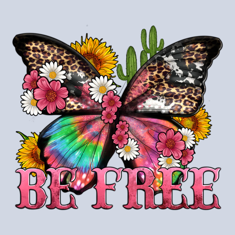 Be Free With Butterfly And Cactus Flowers Premium Sweatshirt by Artiststas | Teevron
