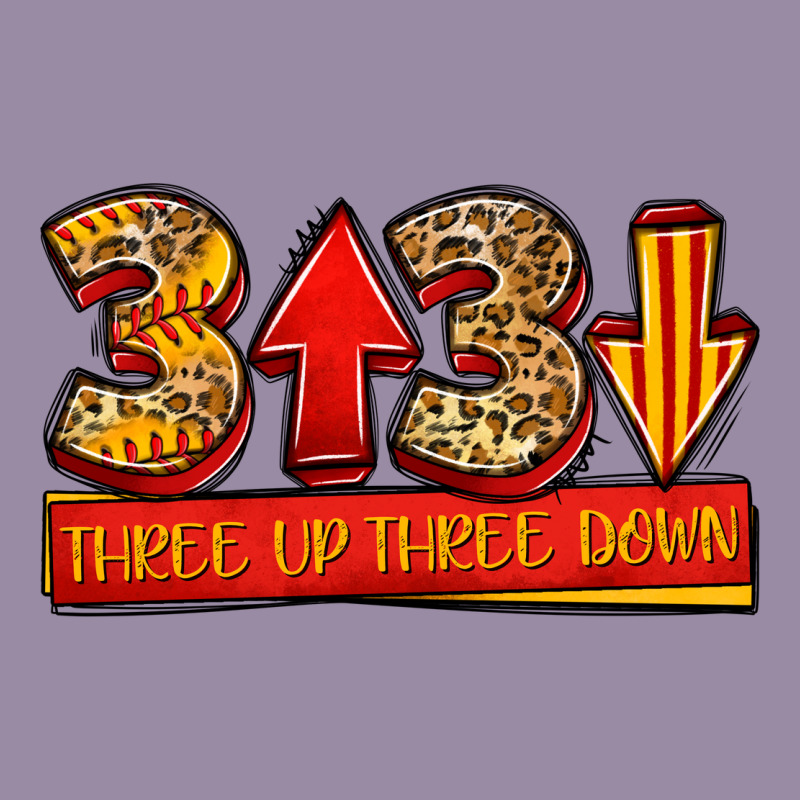 Three Up Three Down Softball Classic Tee by Jasminsmagicworld | Teevron