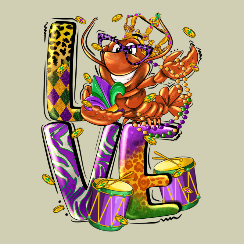 Mardi Gras Love Heavy Core Tee by LillyAllenDesigns | Teevron