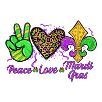 peace love mardi gras | Teevron