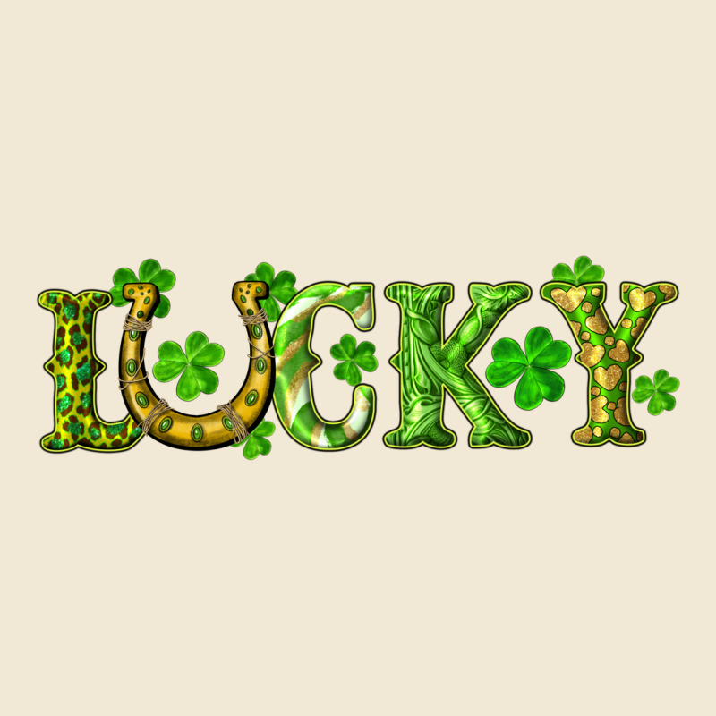 St. Patrick's Day Lucky With Clovers And Horseshoe Premium Tee by RanaPortraitStore | Teevron