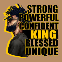 Strong Powerful Confident King Blessed Unique Vintage Hoodie | Teevron