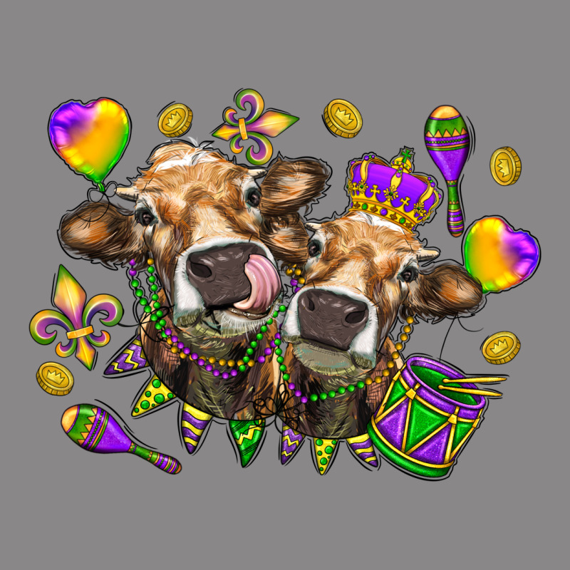 Mardi Gras Heifers Vintage Tee by HowdyJamesFarm | Teevron