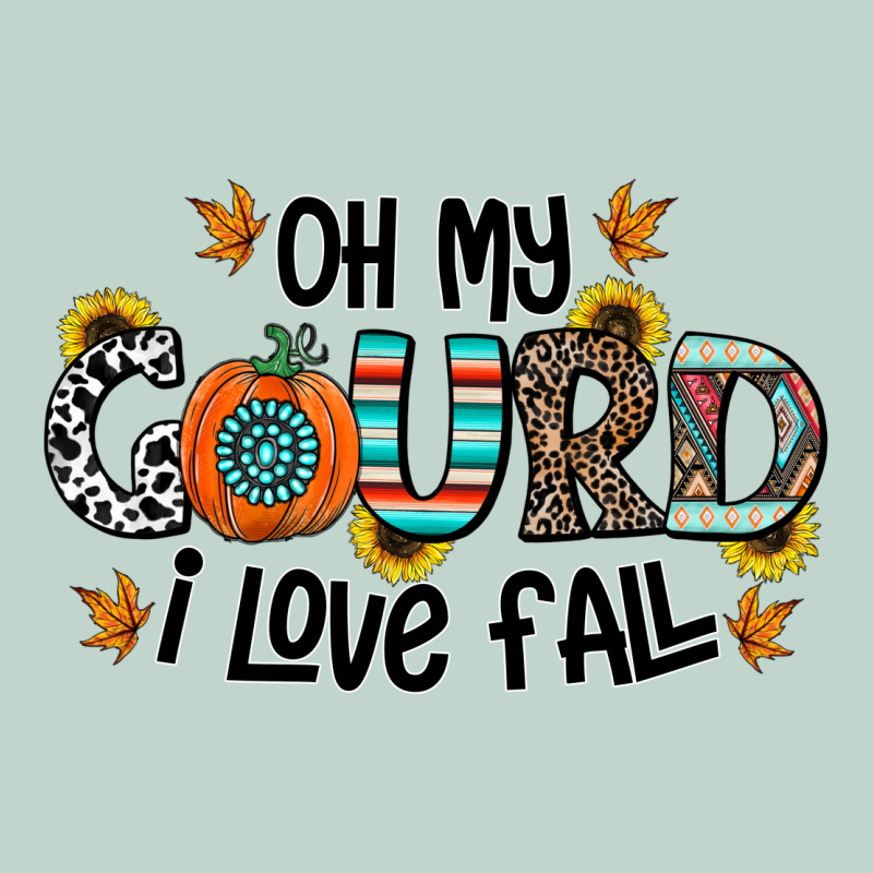 Oh My Gourd I Love Fall Zipper Hoodie by CowhideDigitalArt | Teevron