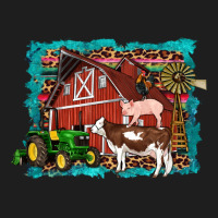 Farm Life Tractor Cow Pig Rooster Heavyweight Hoodie | Teevron
