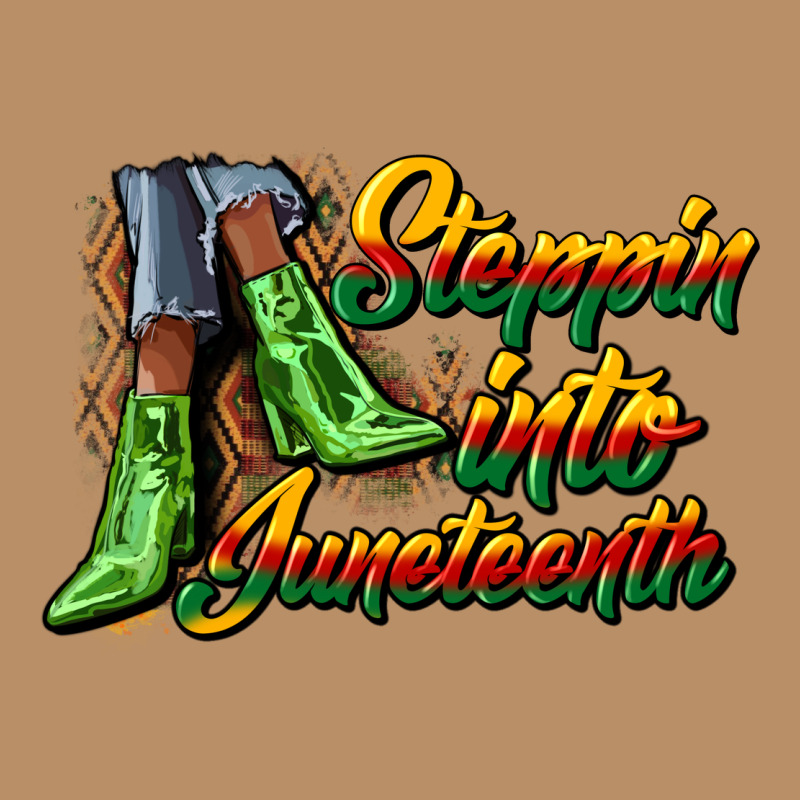 Steppin Into Juneteenth Heels Vintage Hoodie by CowGirlArtShop | Teevron