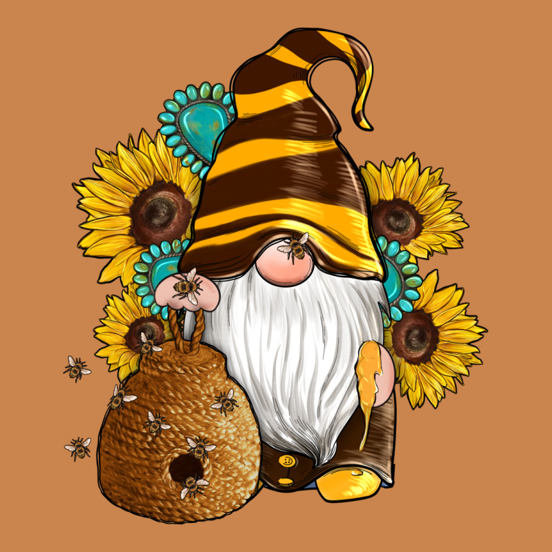 Western Bee Gnomes Beehive Honey Sunflowers Gemstone Heavyweight Hoodie by Artiststas | Teevron