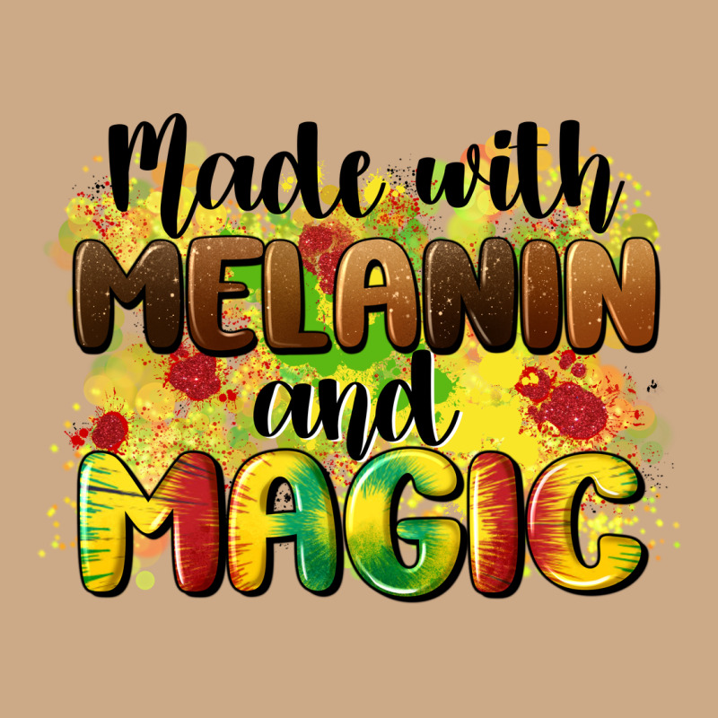 Made With Melanin And Magic Vintage Hoodie by CowGirlArtShop | Teevron