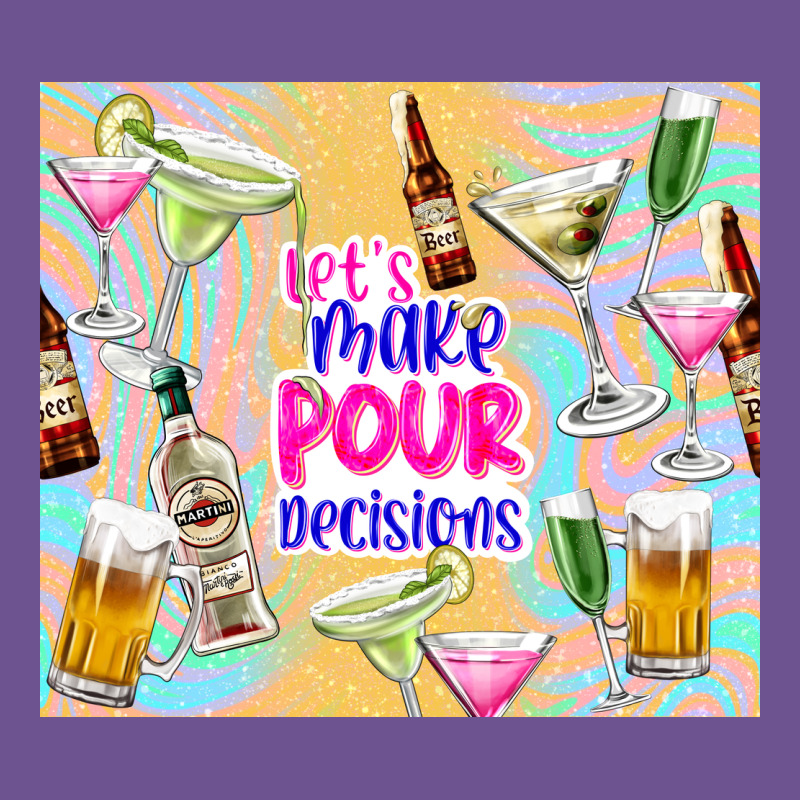 Let's Make Pour Decisions Vintage Tee by TumblerDesignByShophia | Teevron