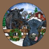 Black Angus Cattle And Calf Christmas Premium Tee | Teevron