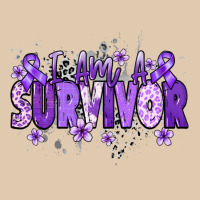 I Am A Survivor Purple Ribbon Classic Tee | Teevron