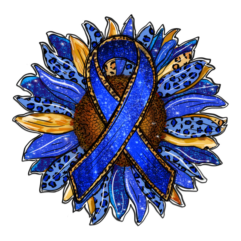Colon Cancer Awareness Sunflower Urban Heavy Tee by RanaPortraitStore | Teevron