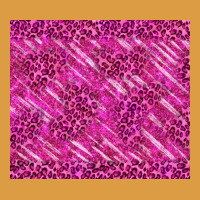 Pink Glitter With Leopard Pattern Urban Heavy Tee | Teevron