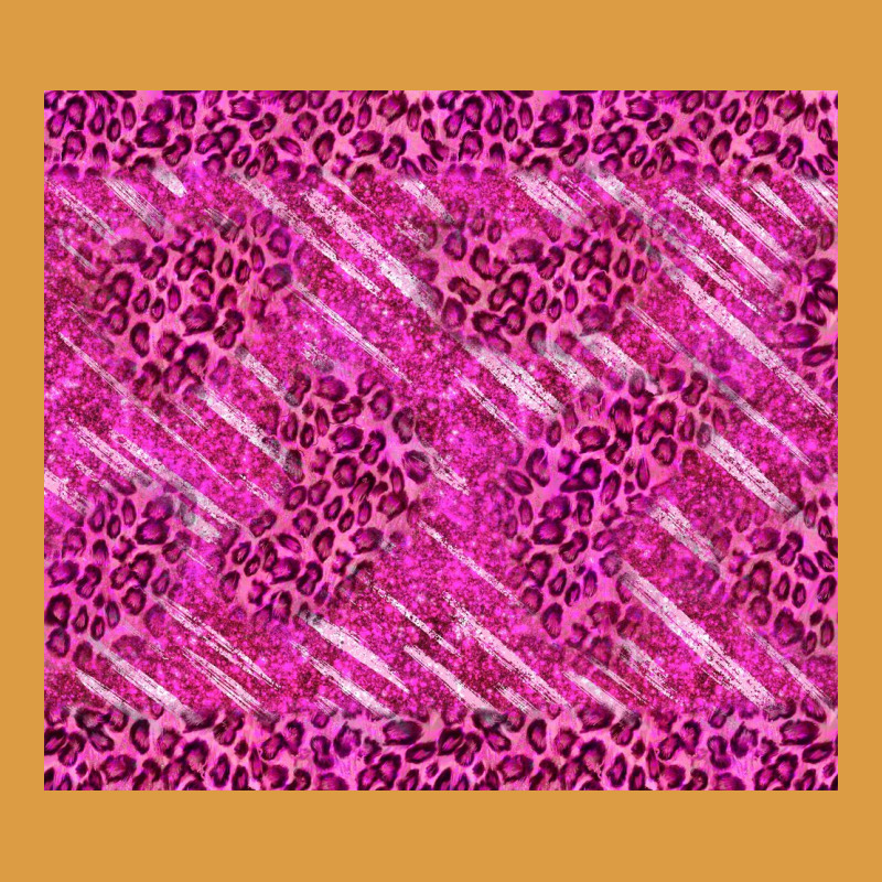 Pink Glitter With Leopard Pattern Urban Heavy Tee by TumblerDesignByShophia | Teevron