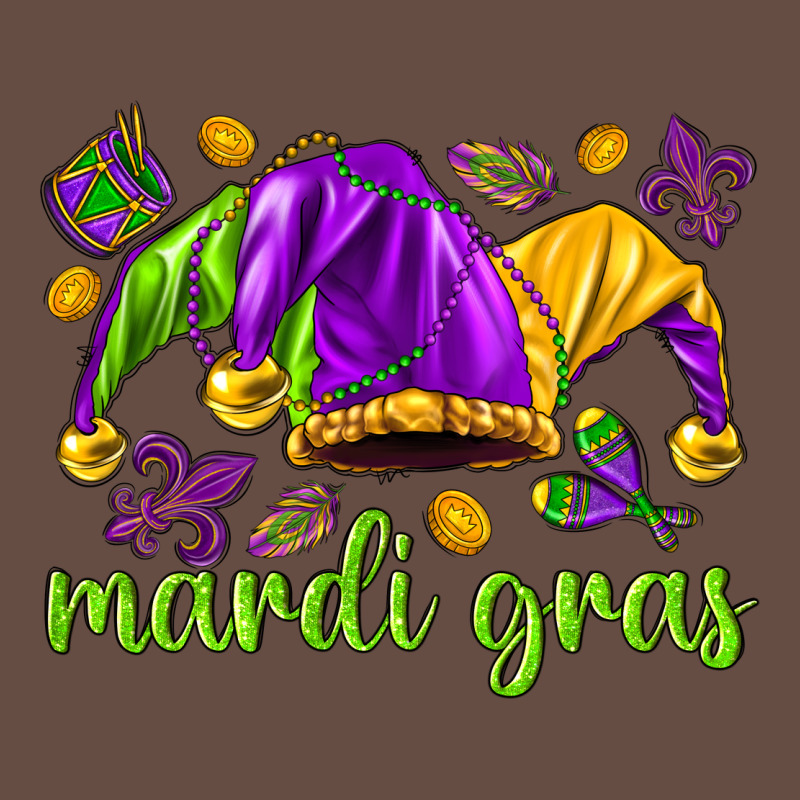 Mardi Gras With Jester Hat Long Sleeve Tee by HowdyJamesFarm | Teevron