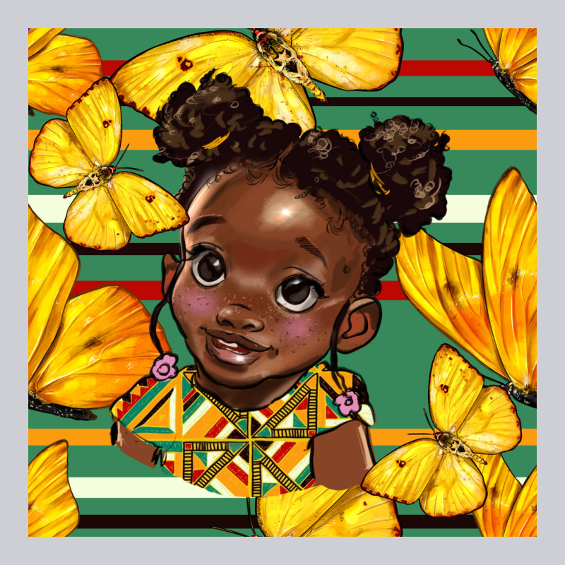 Juneteenth Afro Girl Seamless Pattern Heavyweight Sweatshirt by BundleAndBundleShop | Teevron