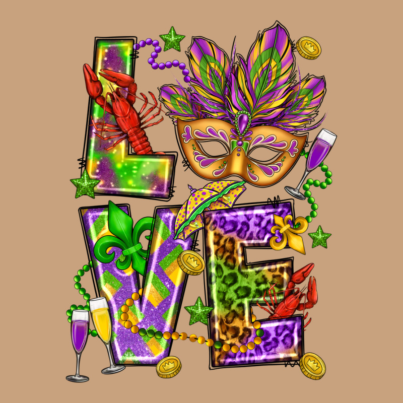 Mardi Gras Love Vintage Tee by HowdyJamesFarm | Teevron