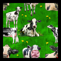 Holstein Cows Seamless Pattern Heavyweight Sweatshirt | Teevron