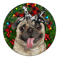 Christmas Pug With Buffalo Plaid | Teevron