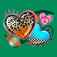 Western Leopard  Racing  Hearts Urban Hoodie | Teevron