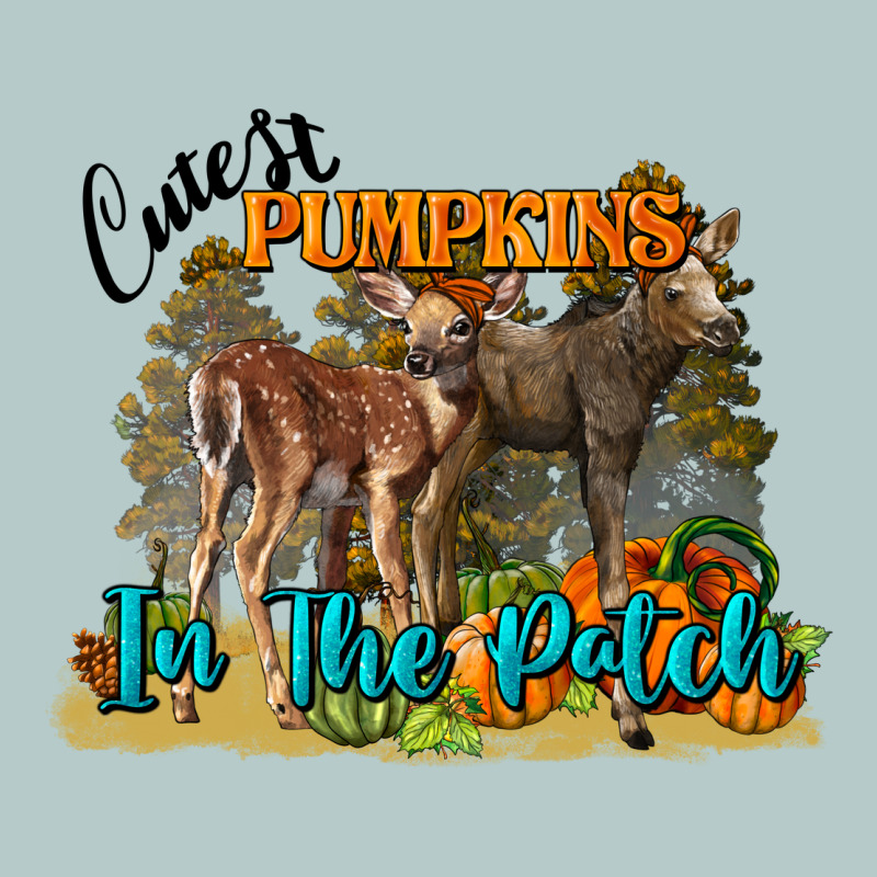 Fall Cutest Pumpkin In The Patch Deer Heavy Core Tee by LillyAllenDesigns | Teevron