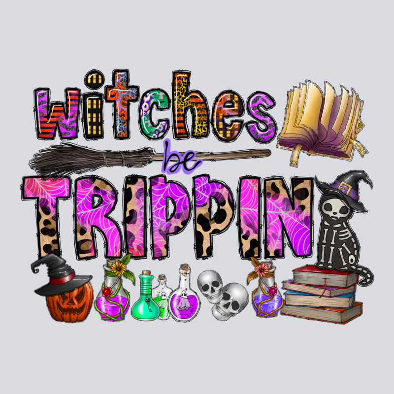 Witches Be Trippin Zipper Hoodie by CowhideDigitalArt | Teevron