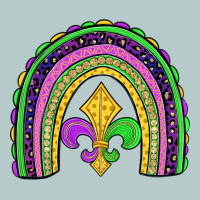 Mardi Gras Fleur De Lis Rainbow Heavy Core Tee | Teevron