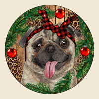 Christmas Pug With Leopard Premium Tee | Teevron