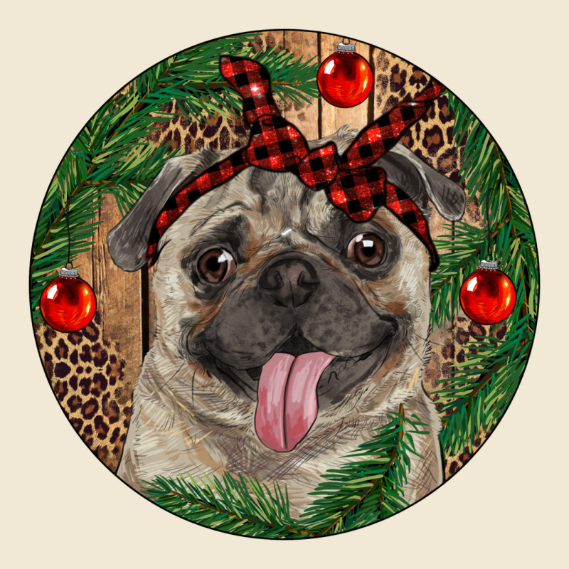 Christmas Pug With Leopard Premium Tee by RanaPortraitStore | Teevron