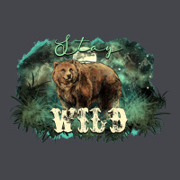 Stay Wild Night Grizzly Bear Long Sleeve Tee | Teevron