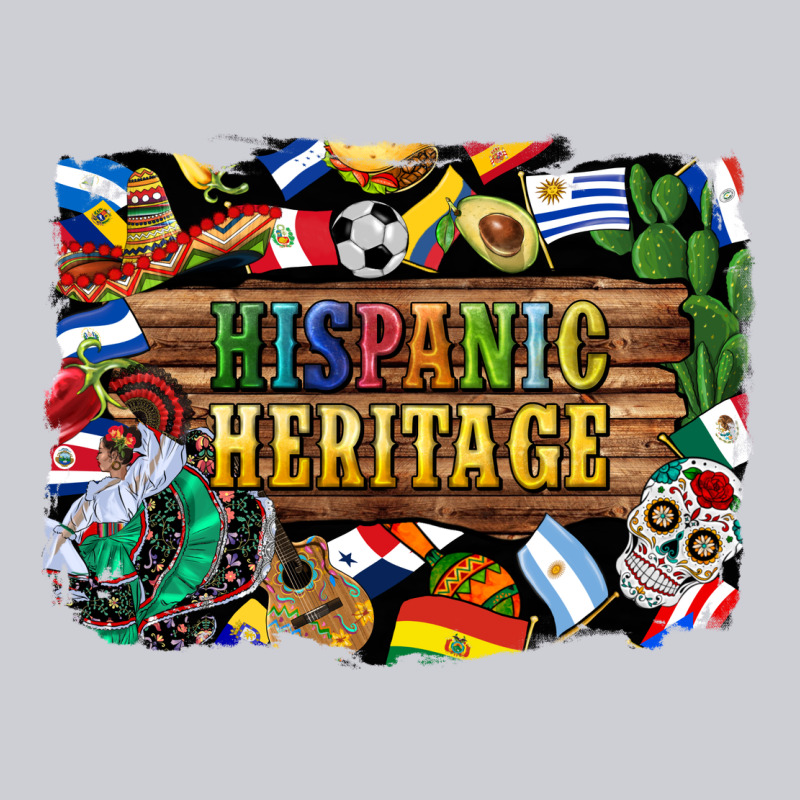 Hispanic Heritage Flags Heavyweight Sweatshirt by BundleAndBundleShop | Teevron