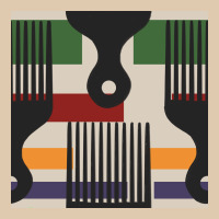 Afro Comb Seamless Pattern Heavyweight Sweatshirt | Teevron