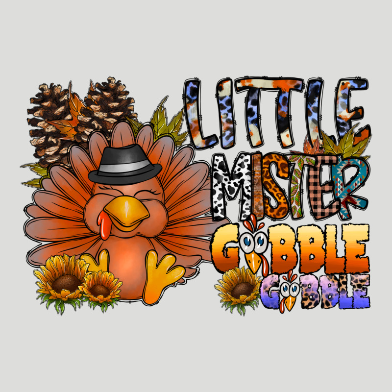 Little Mister Gobble Gobble Zipper Hoodie by CowhideDigitalArt | Teevron