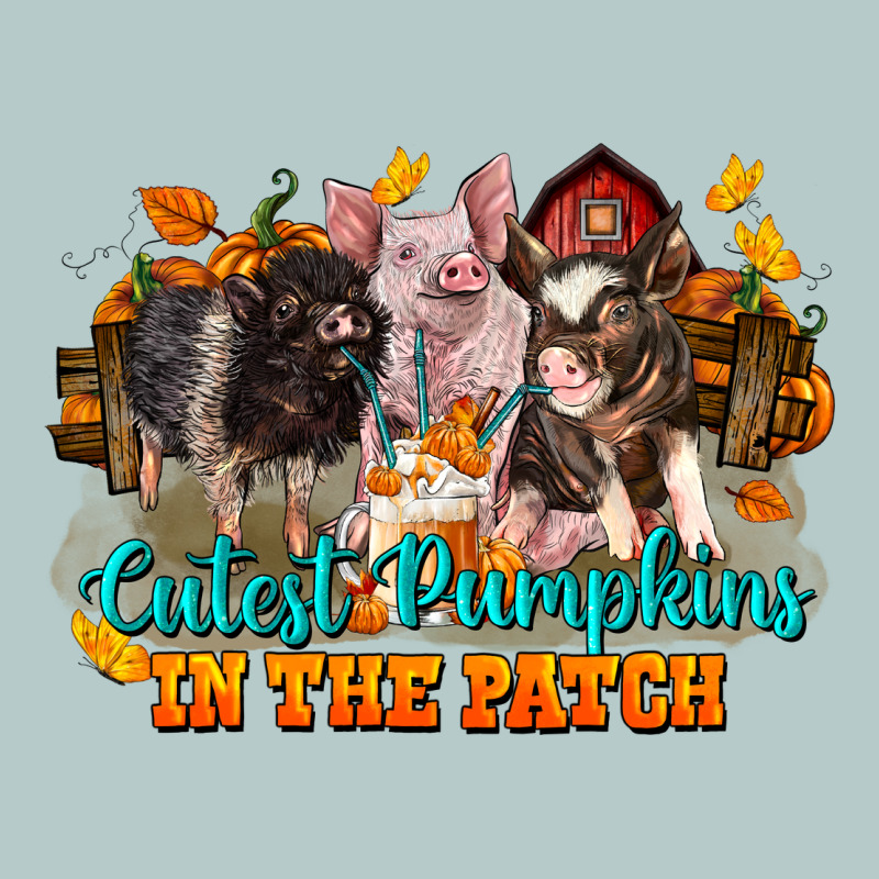 Fall Cutest Pumpkin In The Patch Pig Heavy Core Tee by LillyAllenDesigns | Teevron
